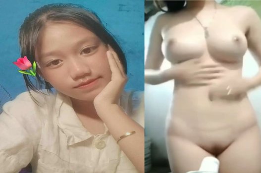 Sex bướm non tắm tiên với cặp vú to